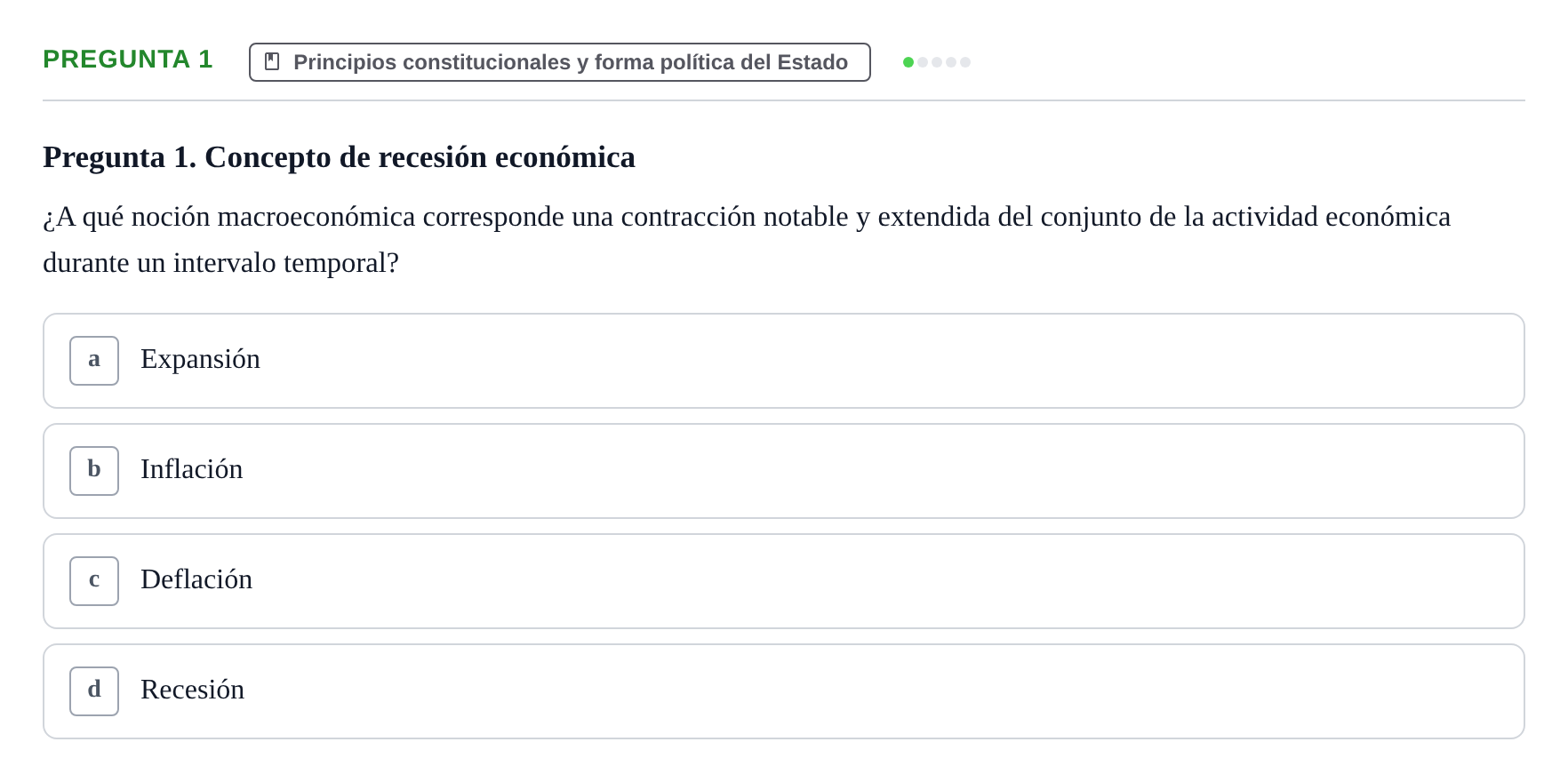Enunciado: Pregunta 1
