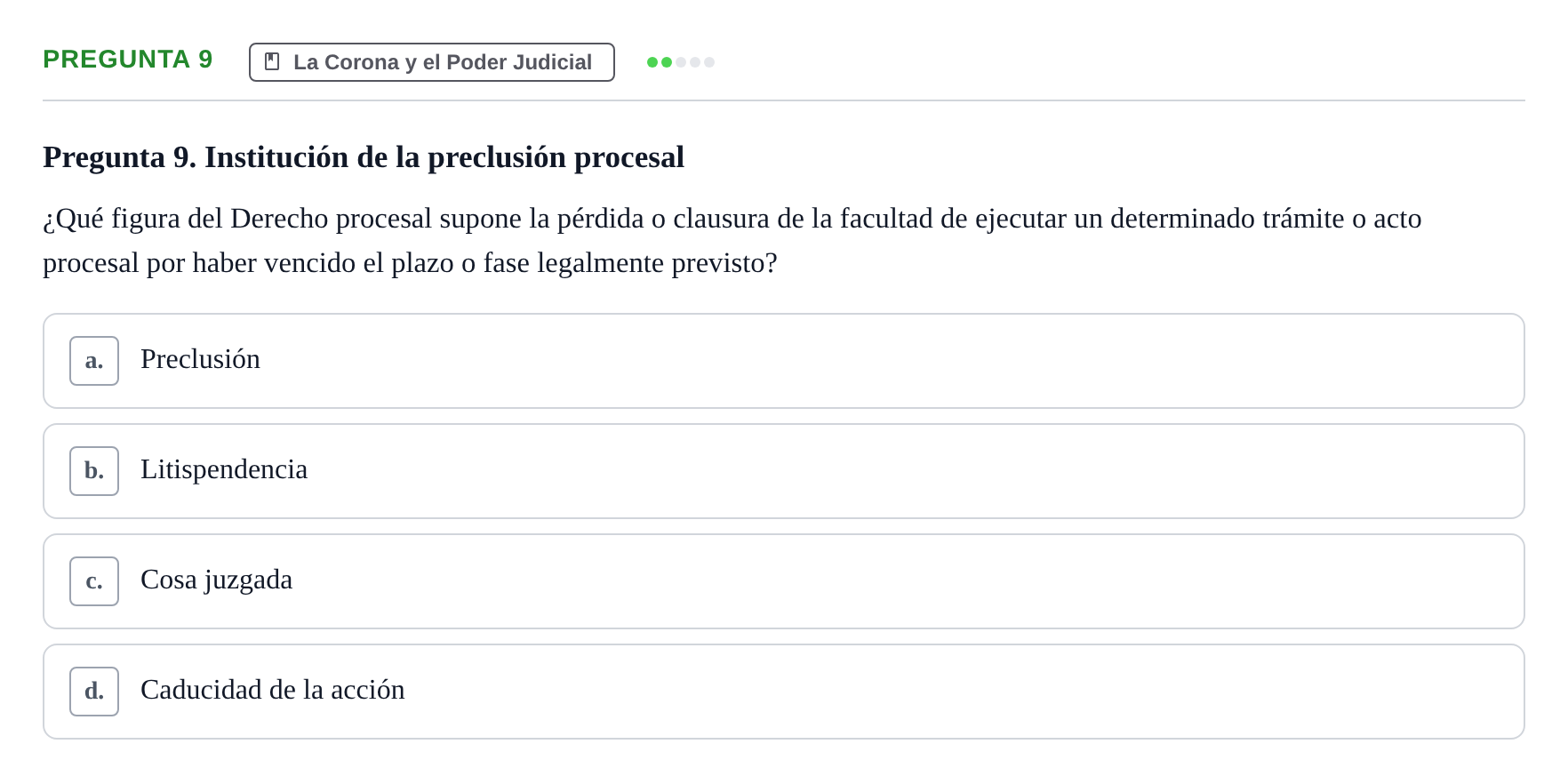 Enunciado: Pregunta 9