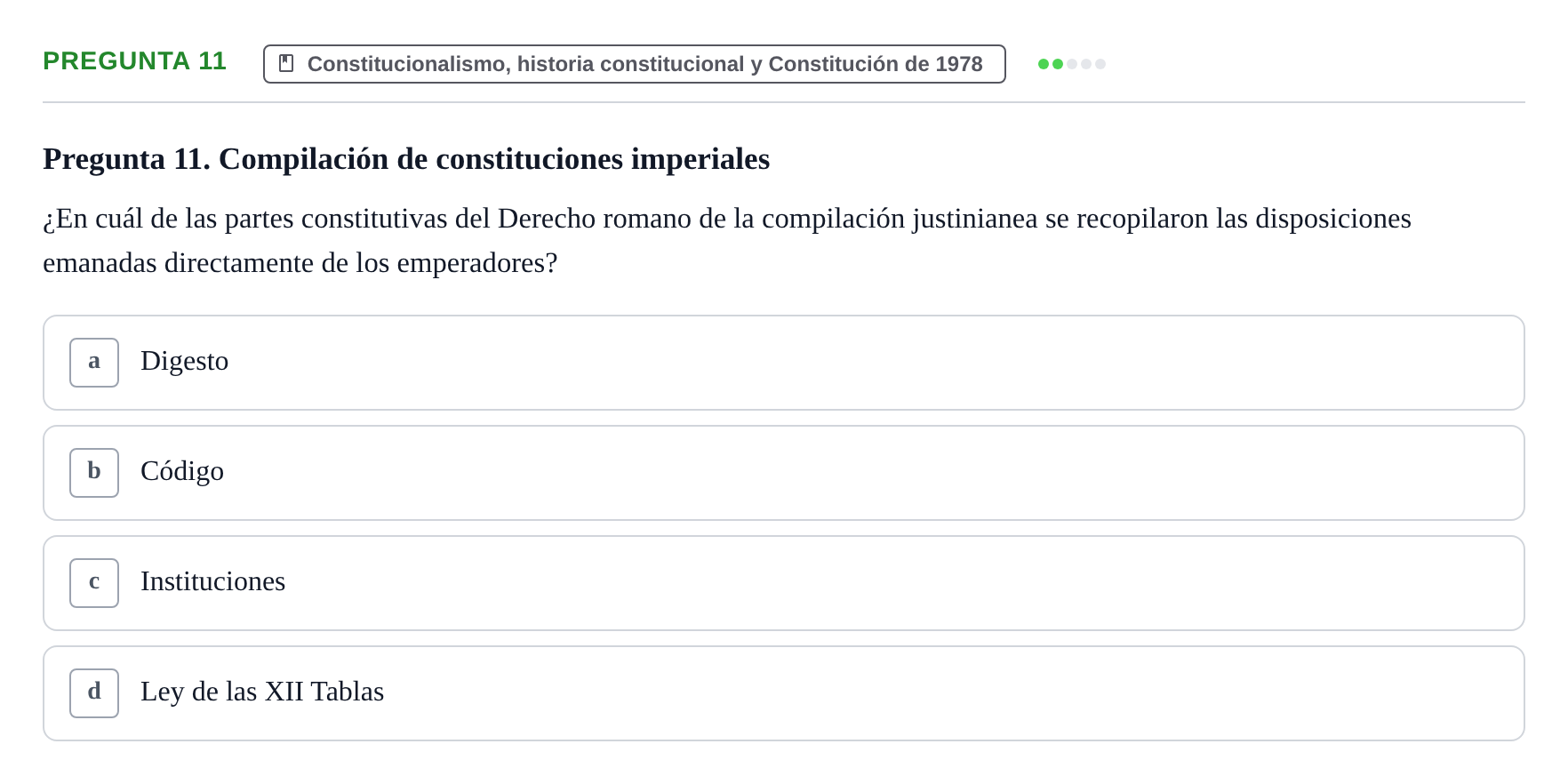 Enunciado: Pregunta 11