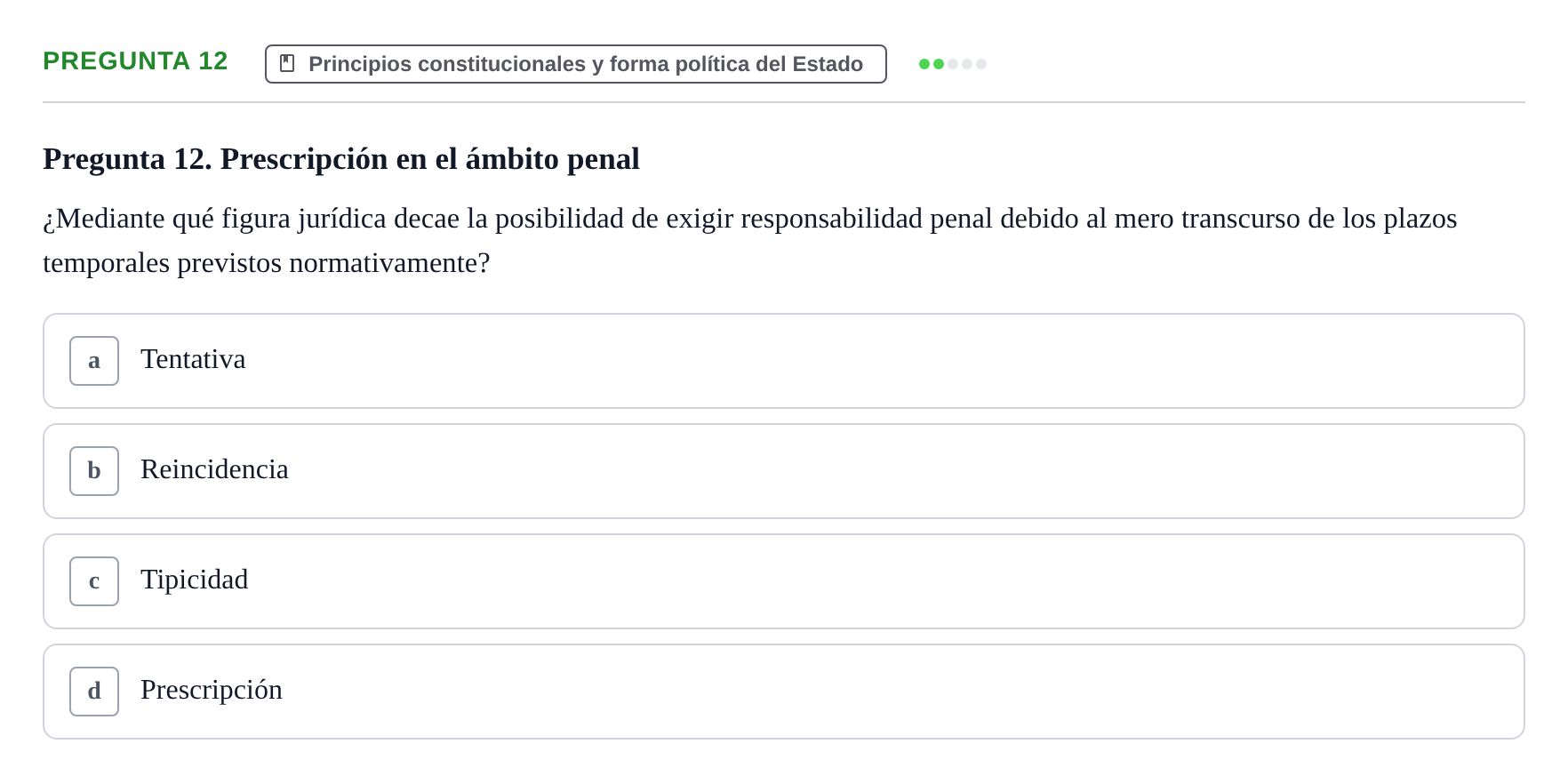 Enunciado: Pregunta 12