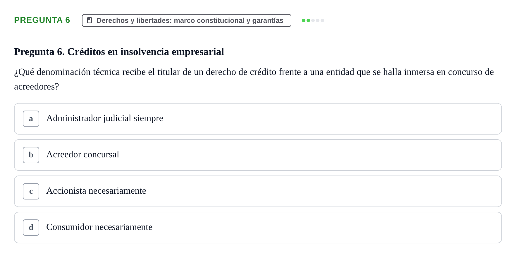 Enunciado: Pregunta 6