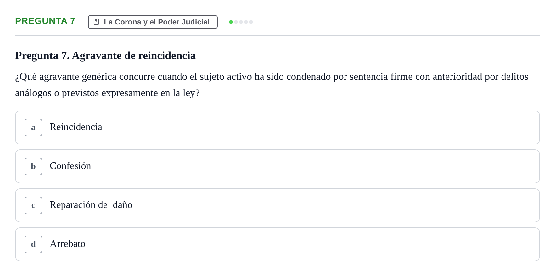 Enunciado: Pregunta 7