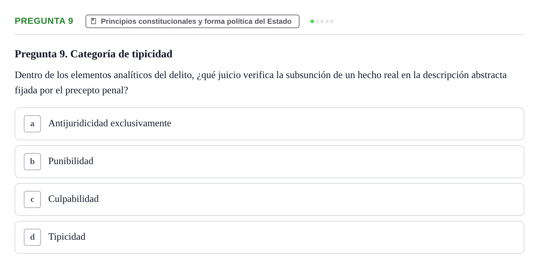 Enunciado: Pregunta 9