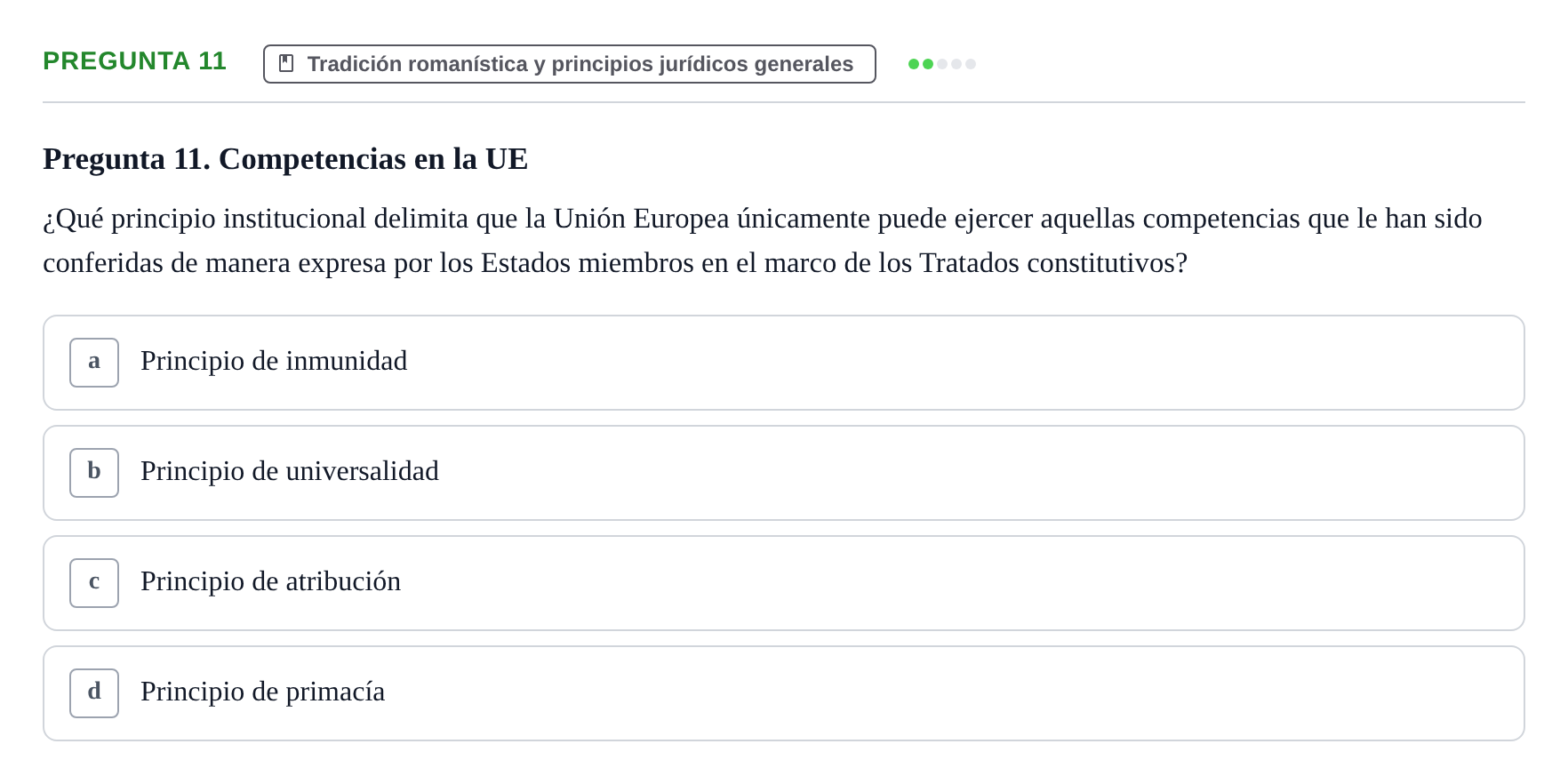Enunciado: Pregunta 11