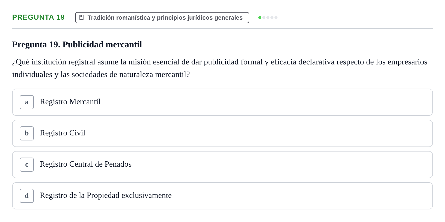 Enunciado: Pregunta 19