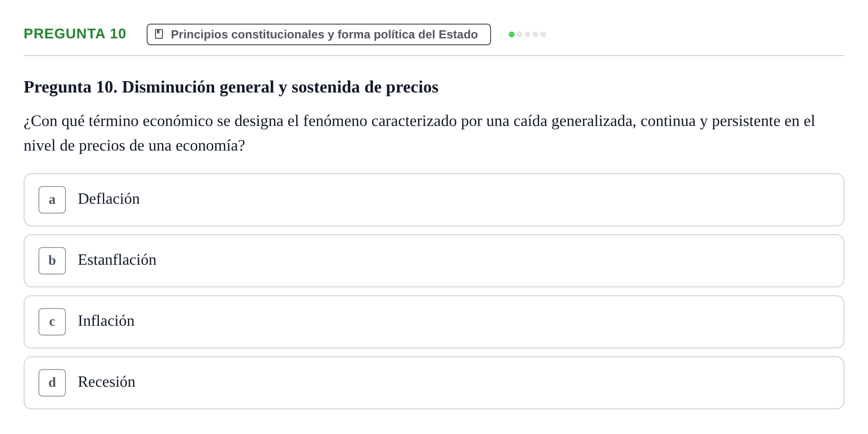 Enunciado: Pregunta 10