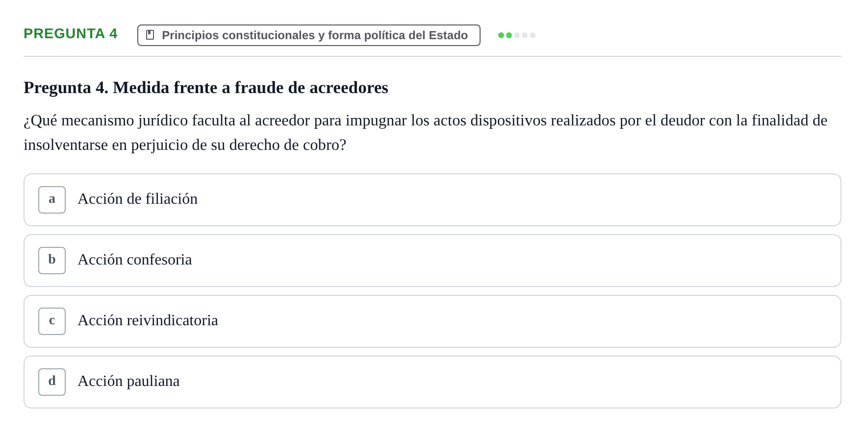 Enunciado: Pregunta 4