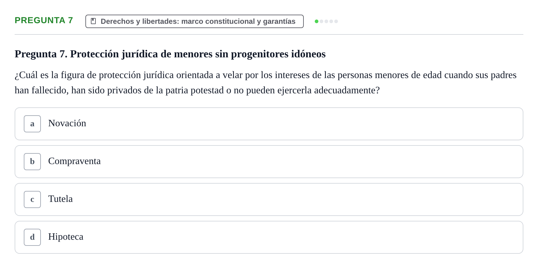 Enunciado: Pregunta 7