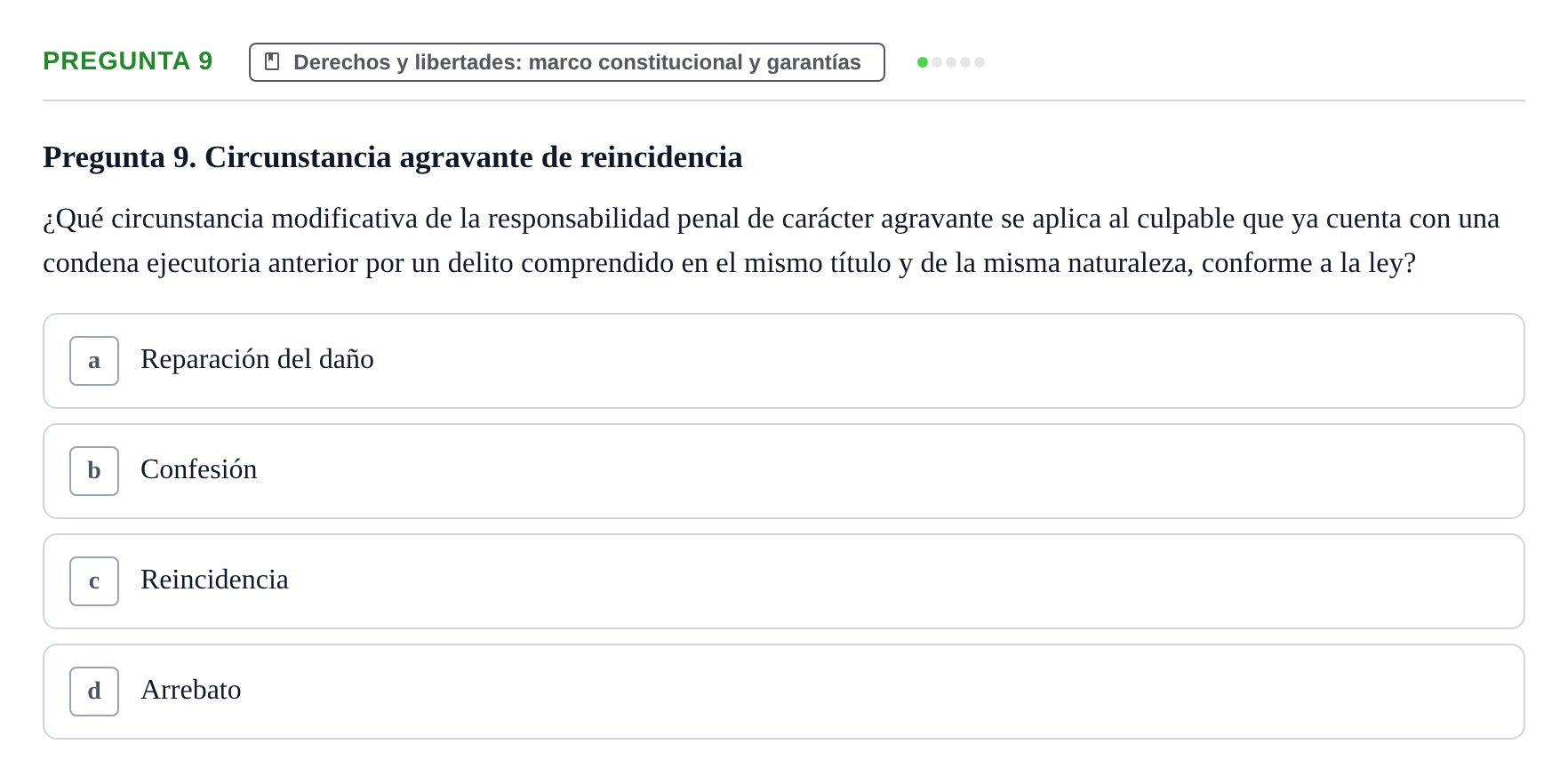 Enunciado: Pregunta 9