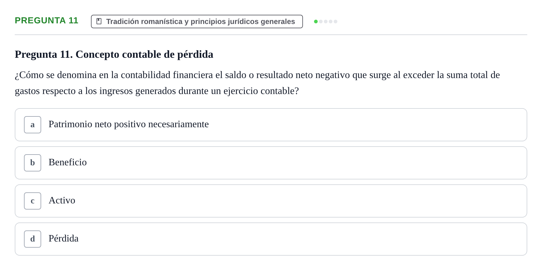 Enunciado: Pregunta 11