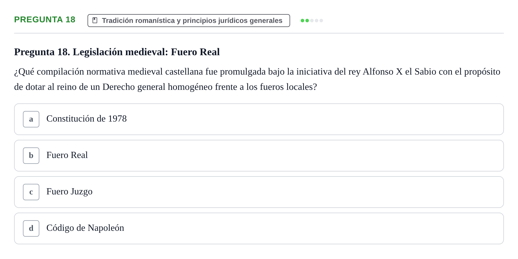 Enunciado: Pregunta 18