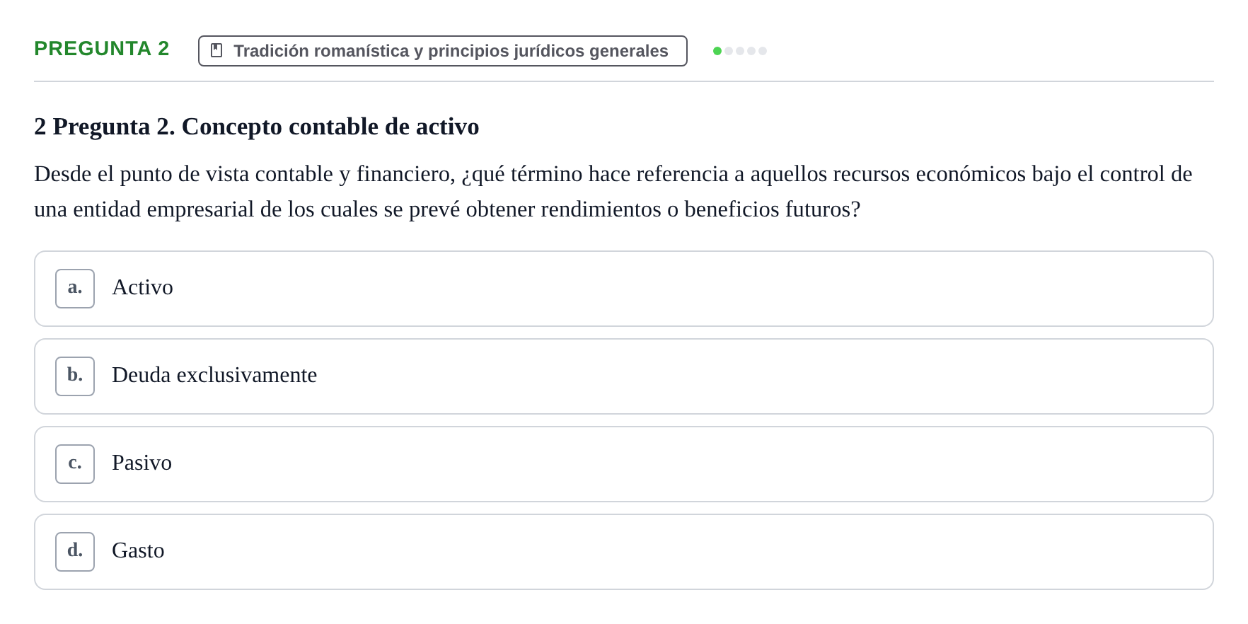 Enunciado: Pregunta 2
