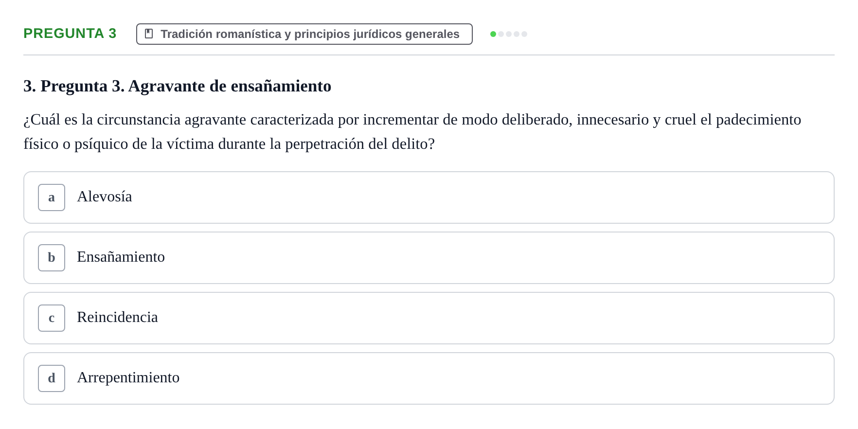 Enunciado: Pregunta 3