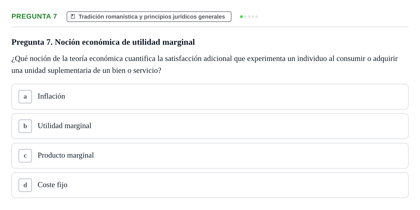 Enunciado: Pregunta 7