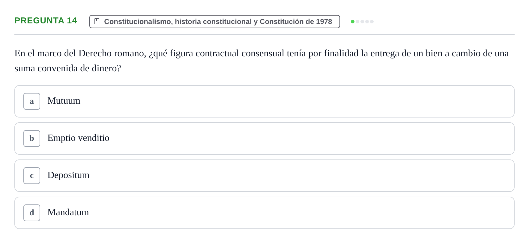 Enunciado: Pregunta 14