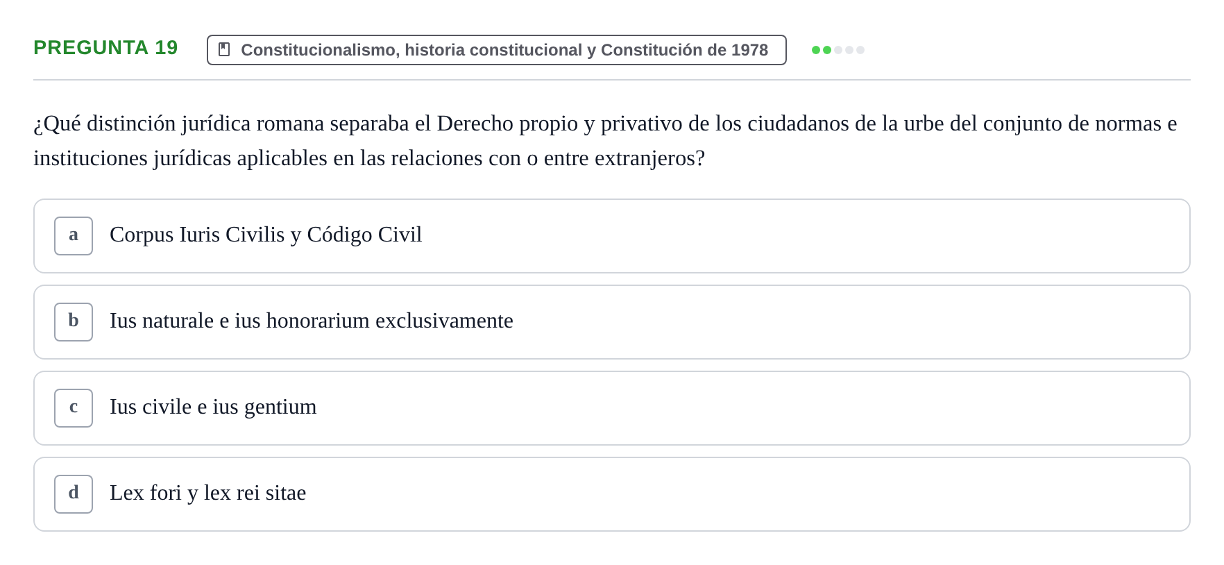 Enunciado: Pregunta 19