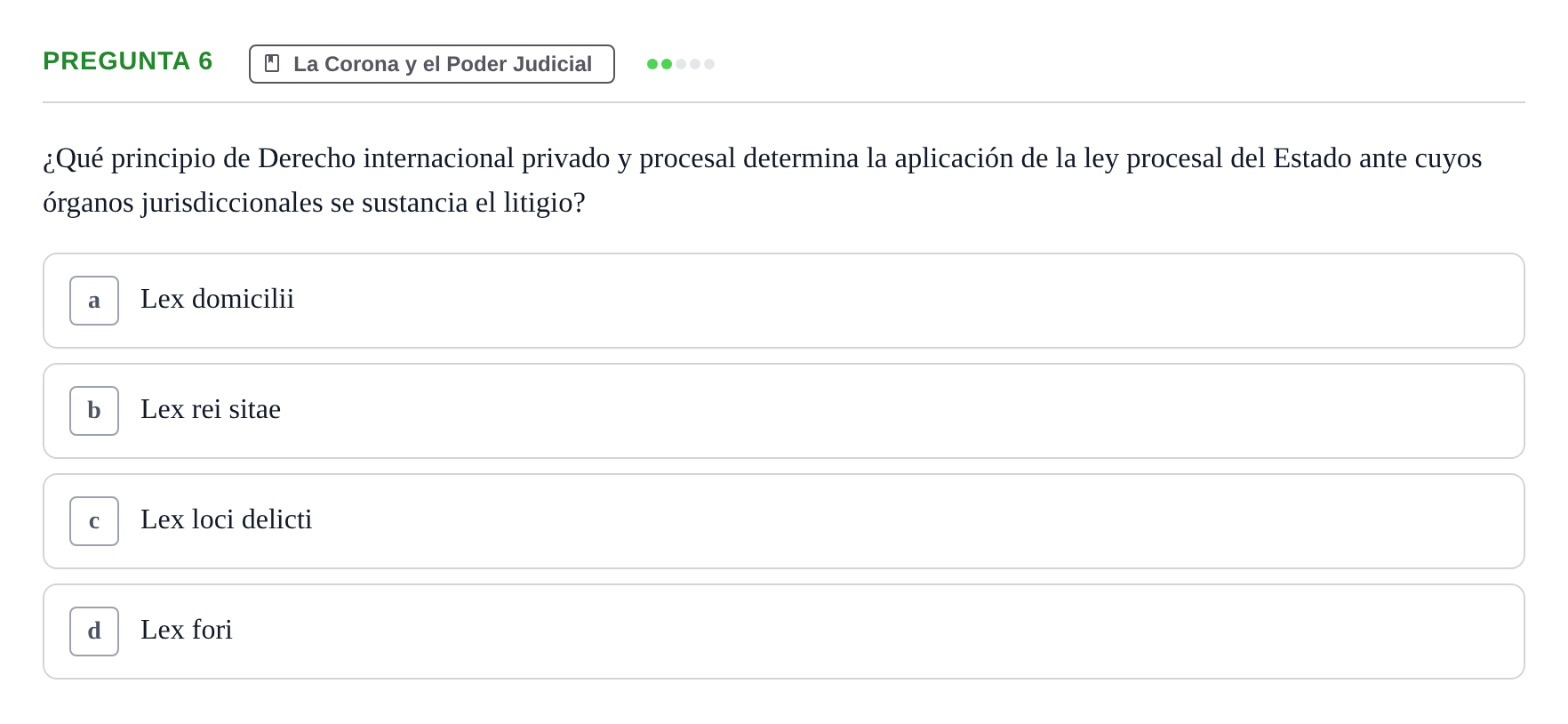 Enunciado: Pregunta 6