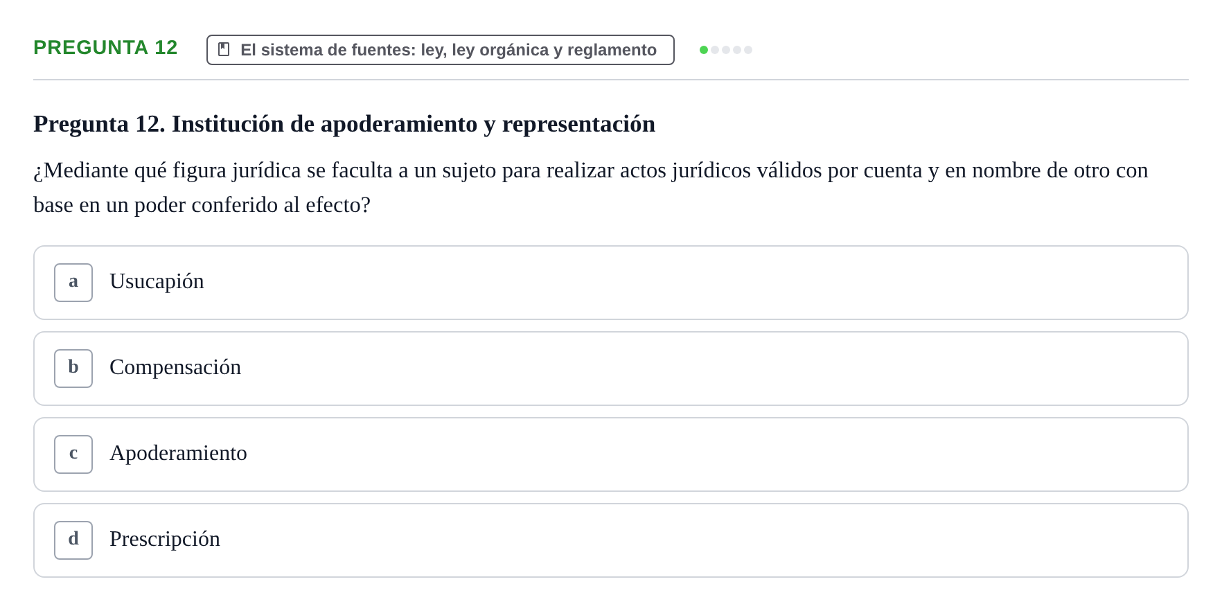 Enunciado: Pregunta 12
