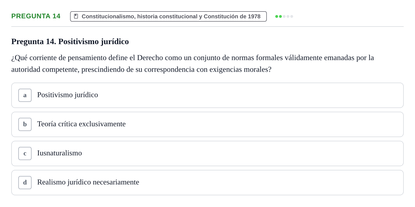 Enunciado: Pregunta 14