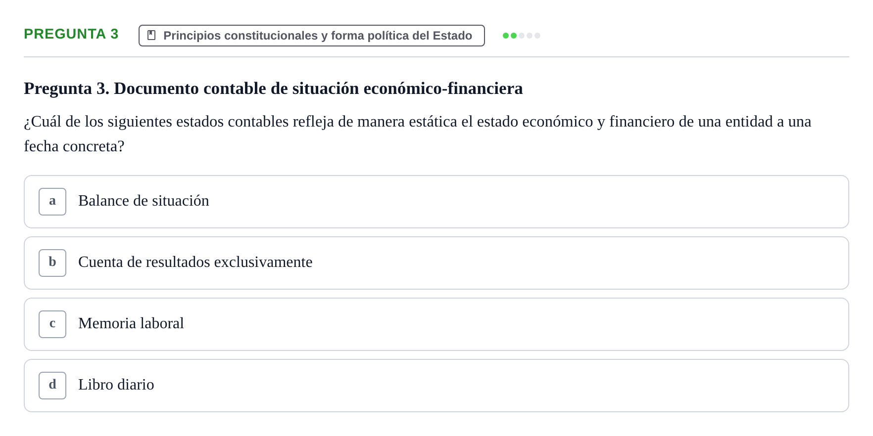 Enunciado: Pregunta 3