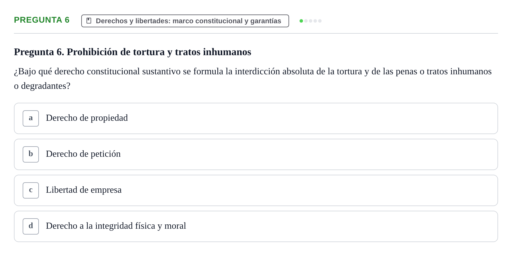 Enunciado: Pregunta 6