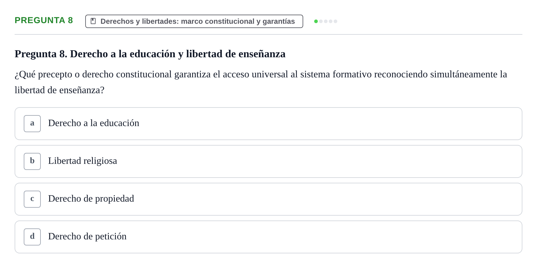 Enunciado: Pregunta 8