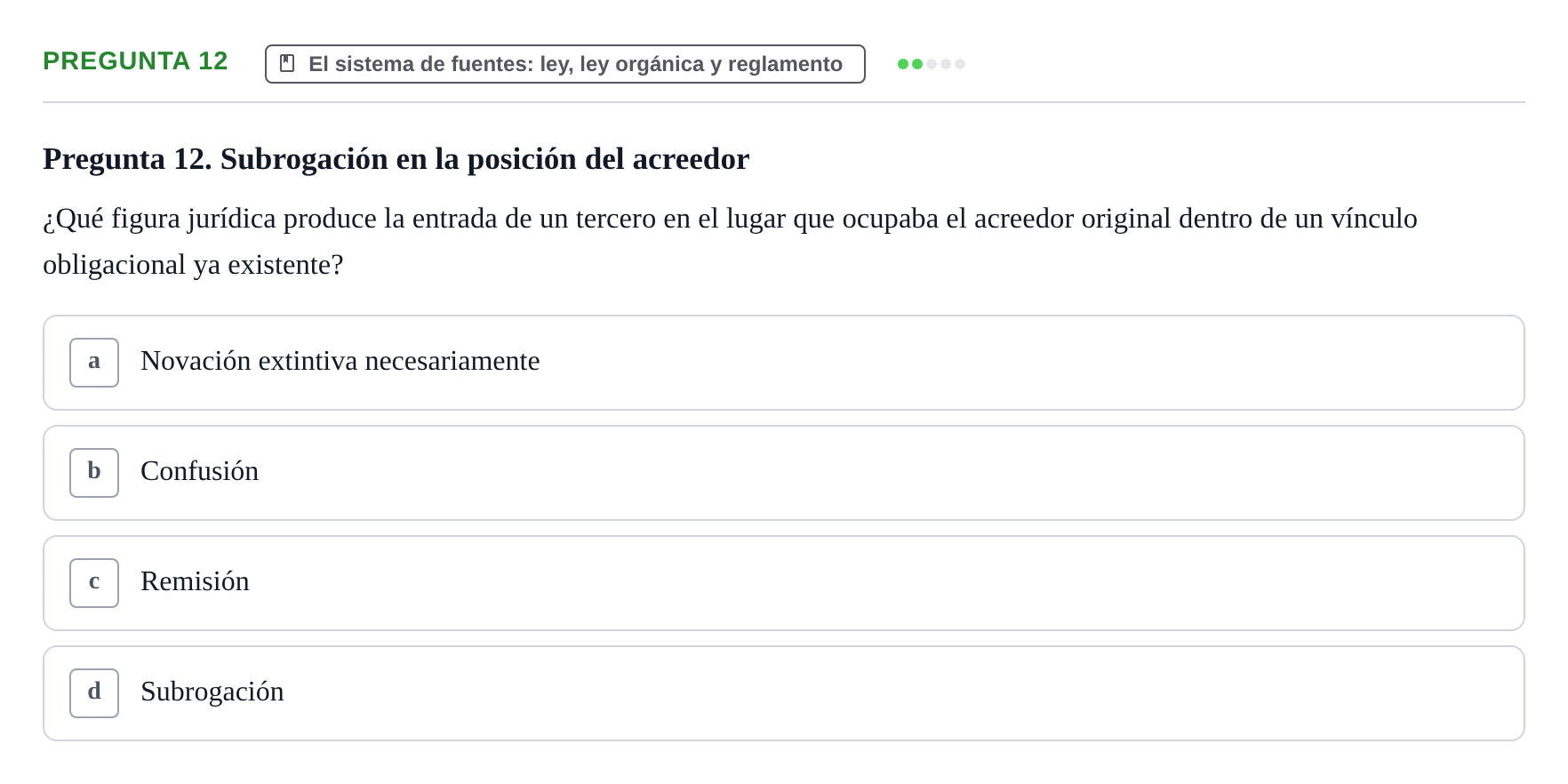 Enunciado: Pregunta 12