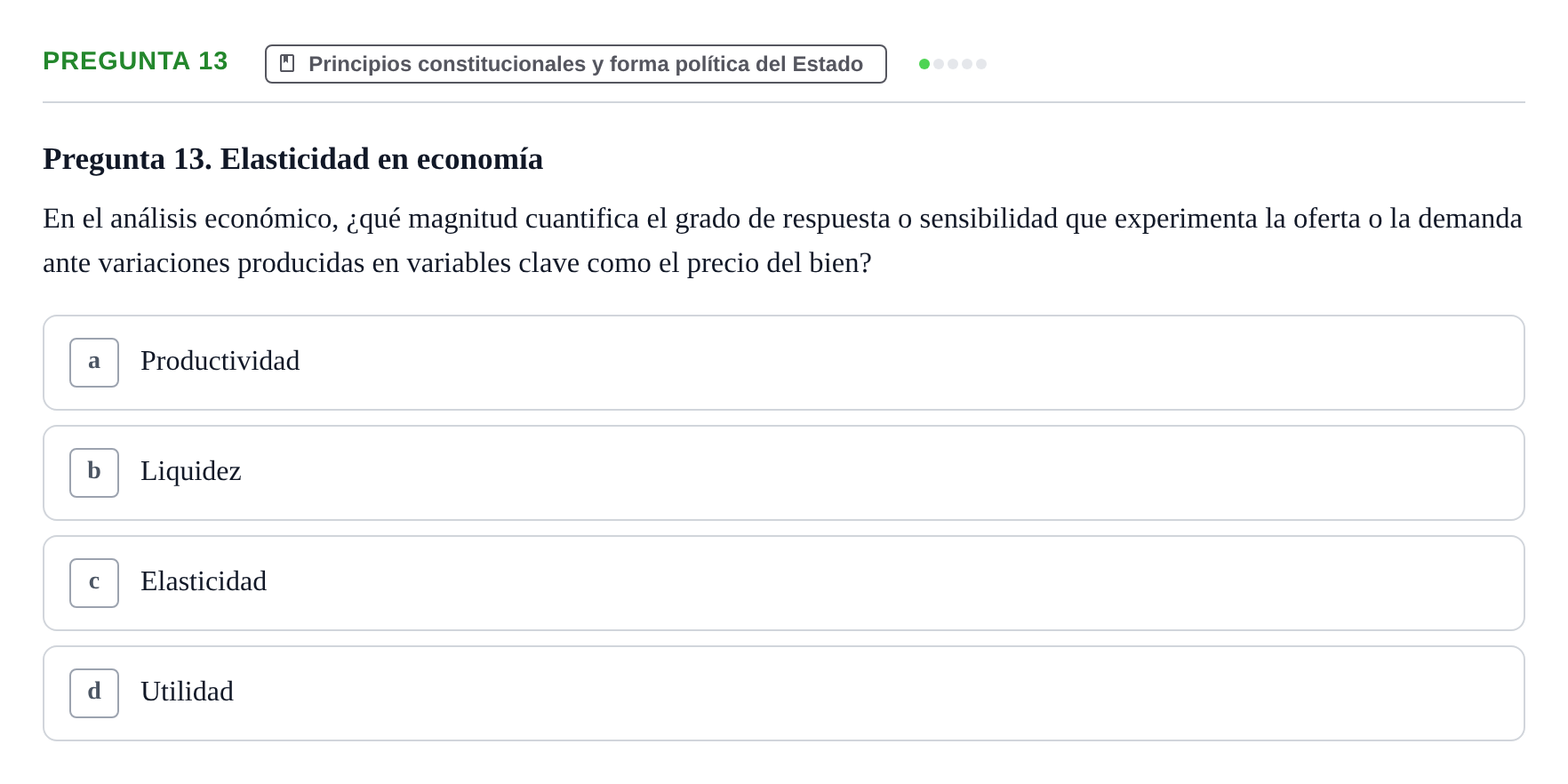 Enunciado: Pregunta 13