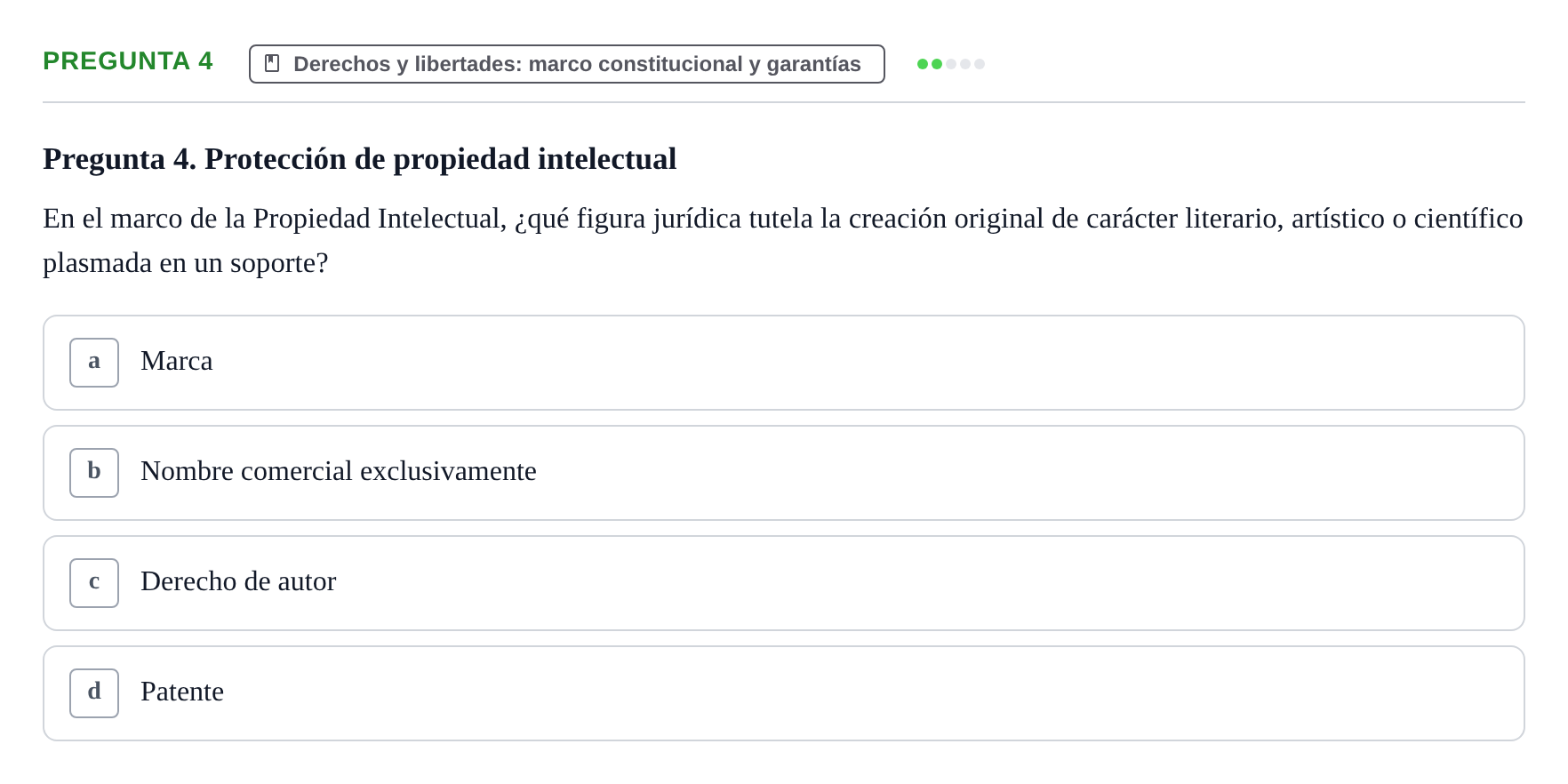 Enunciado: Pregunta 4