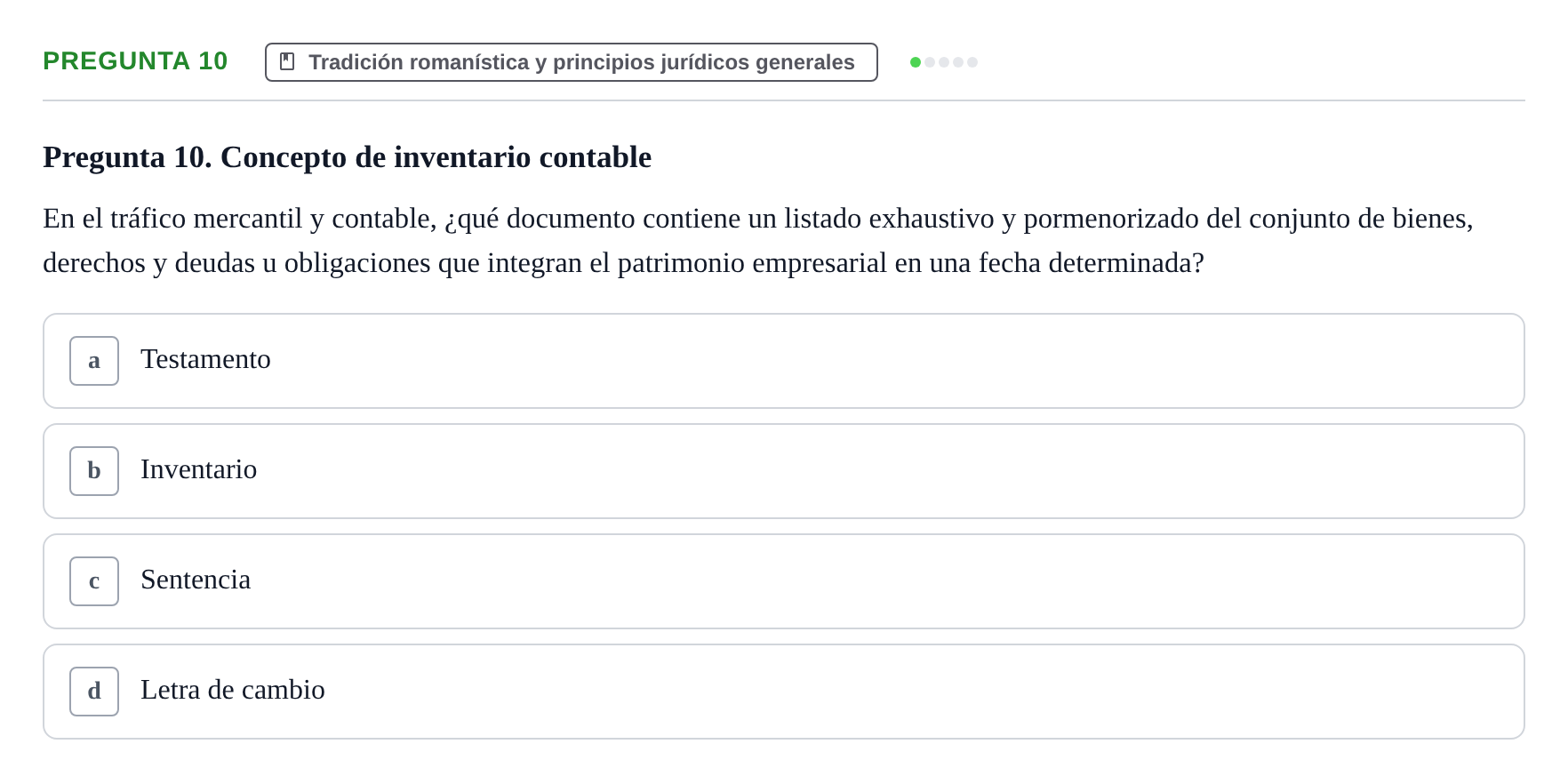 Enunciado: Pregunta 10