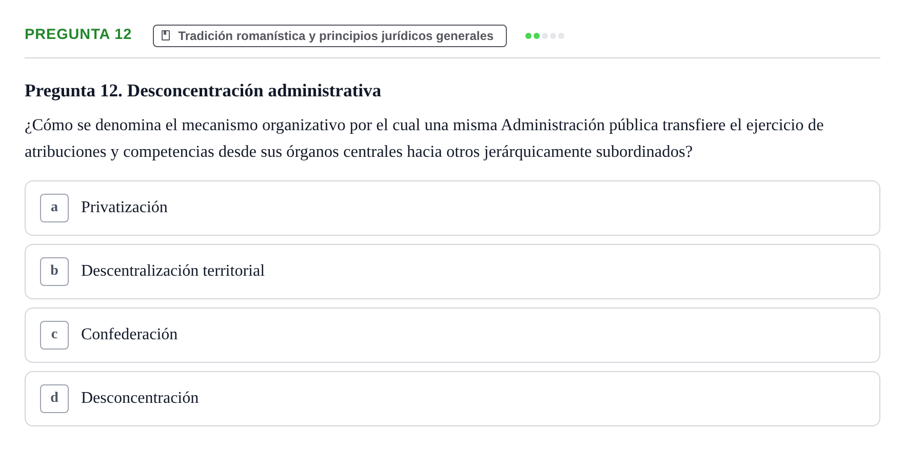 Enunciado: Pregunta 12
