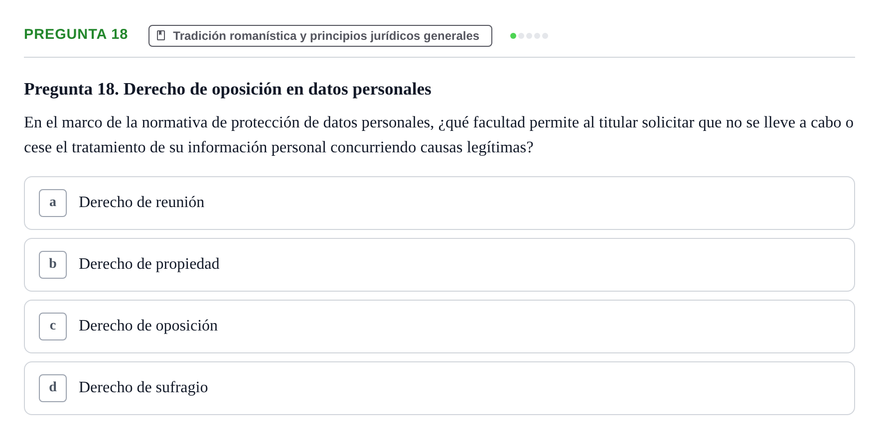 Enunciado: Pregunta 18