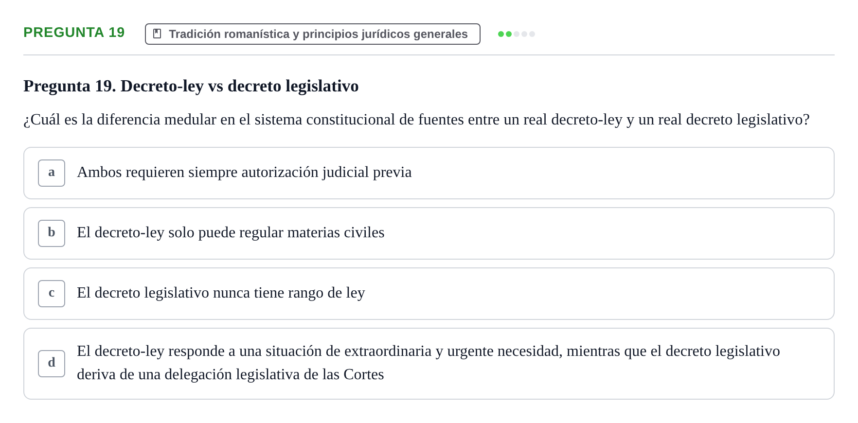 Enunciado: Pregunta 19