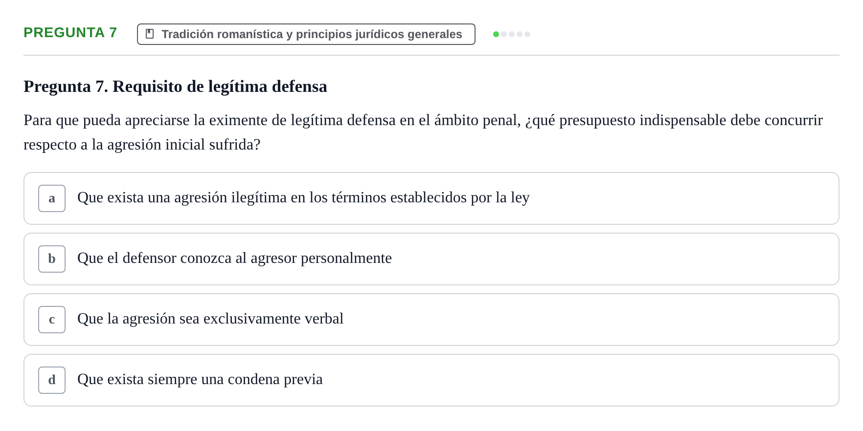 Enunciado: Pregunta 7