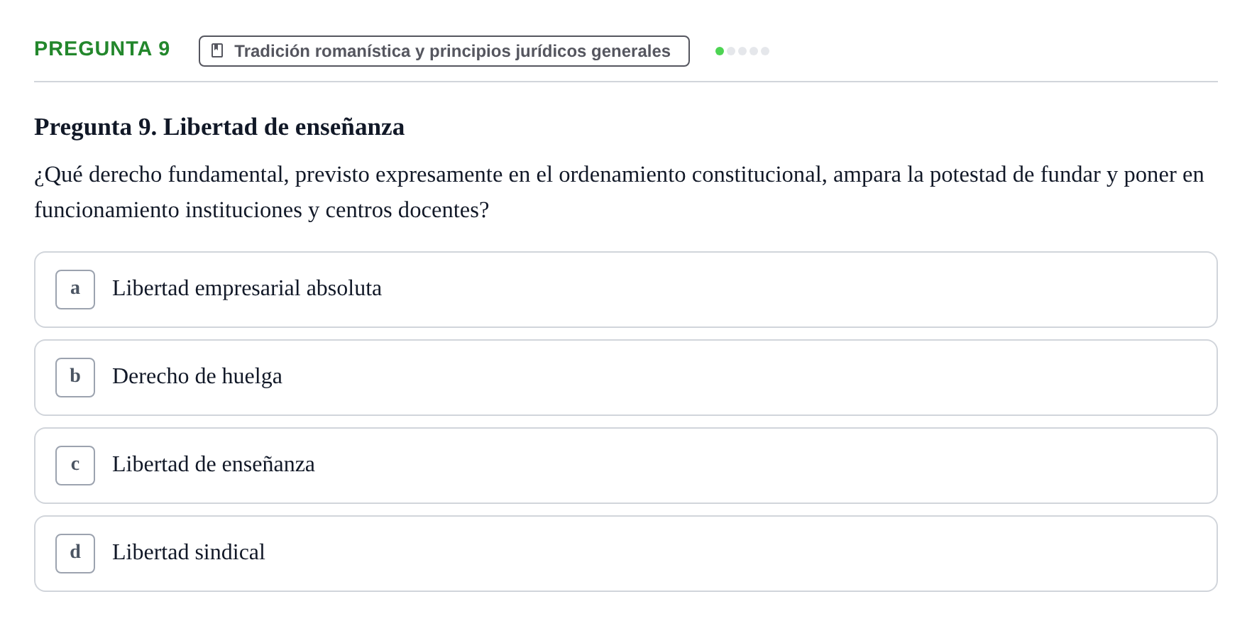 Enunciado: Pregunta 9