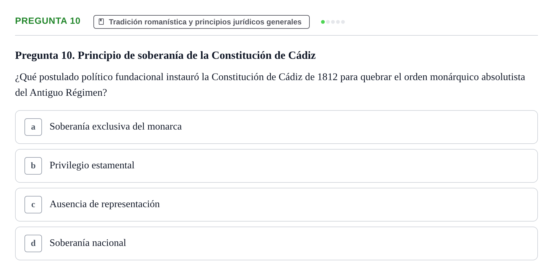 Enunciado: Pregunta 10