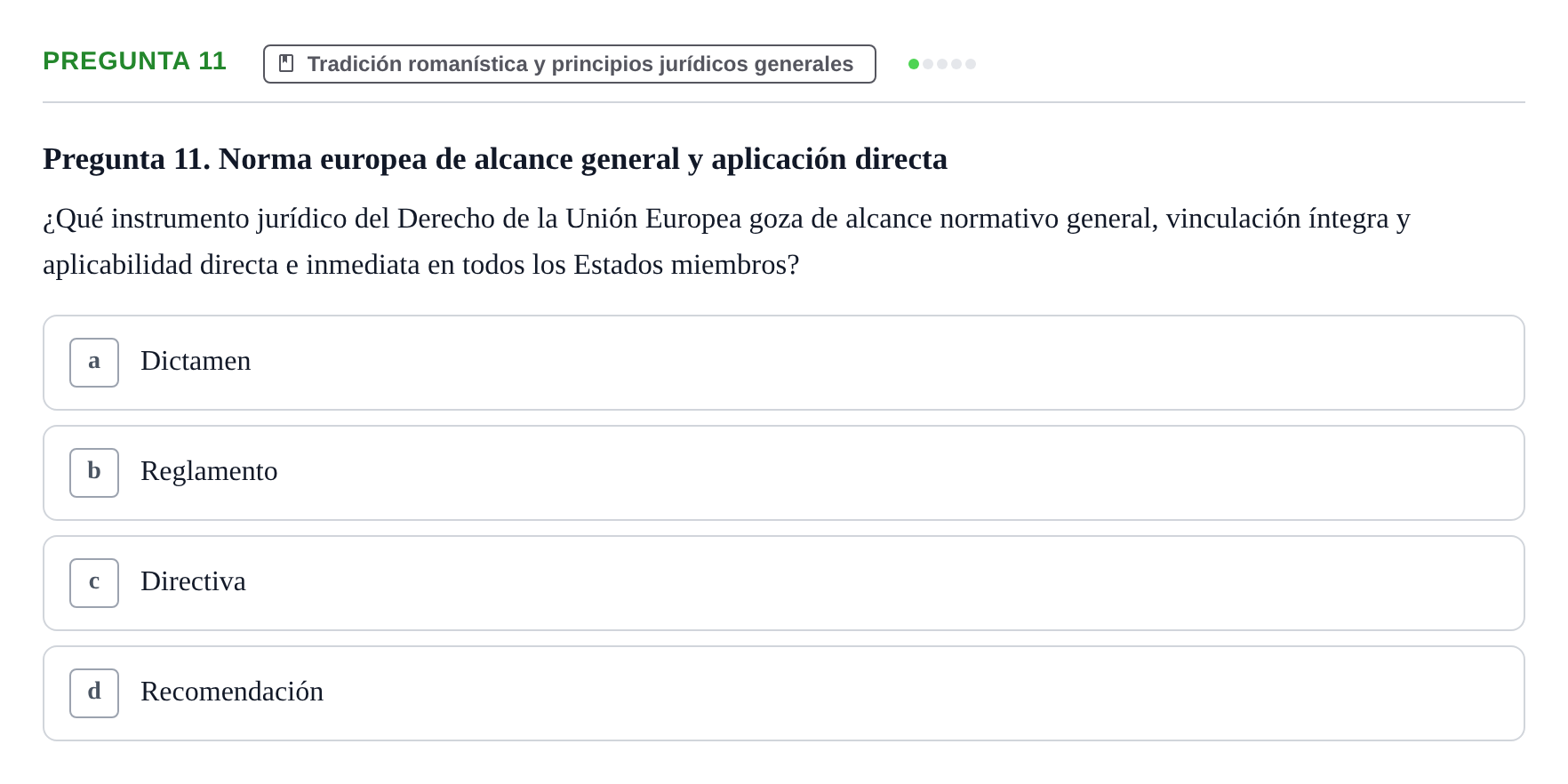 Enunciado: Pregunta 11