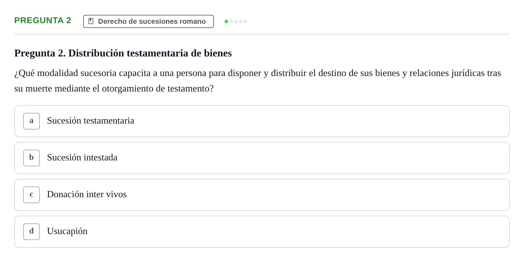 Enunciado: Pregunta 2