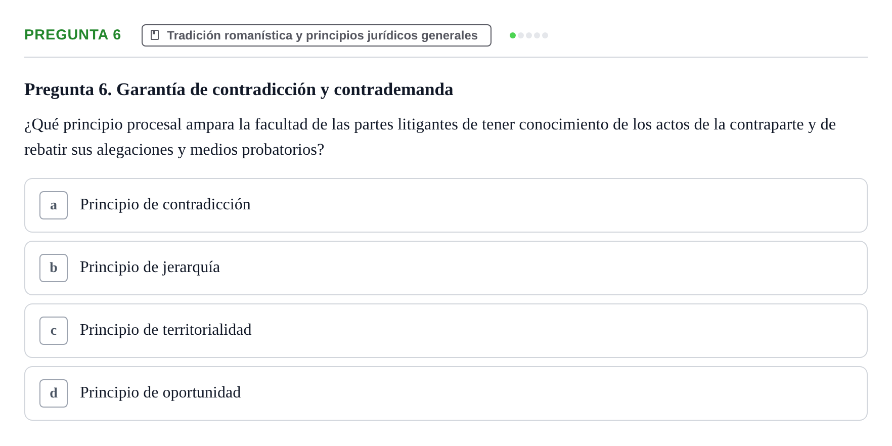 Enunciado: Pregunta 6
