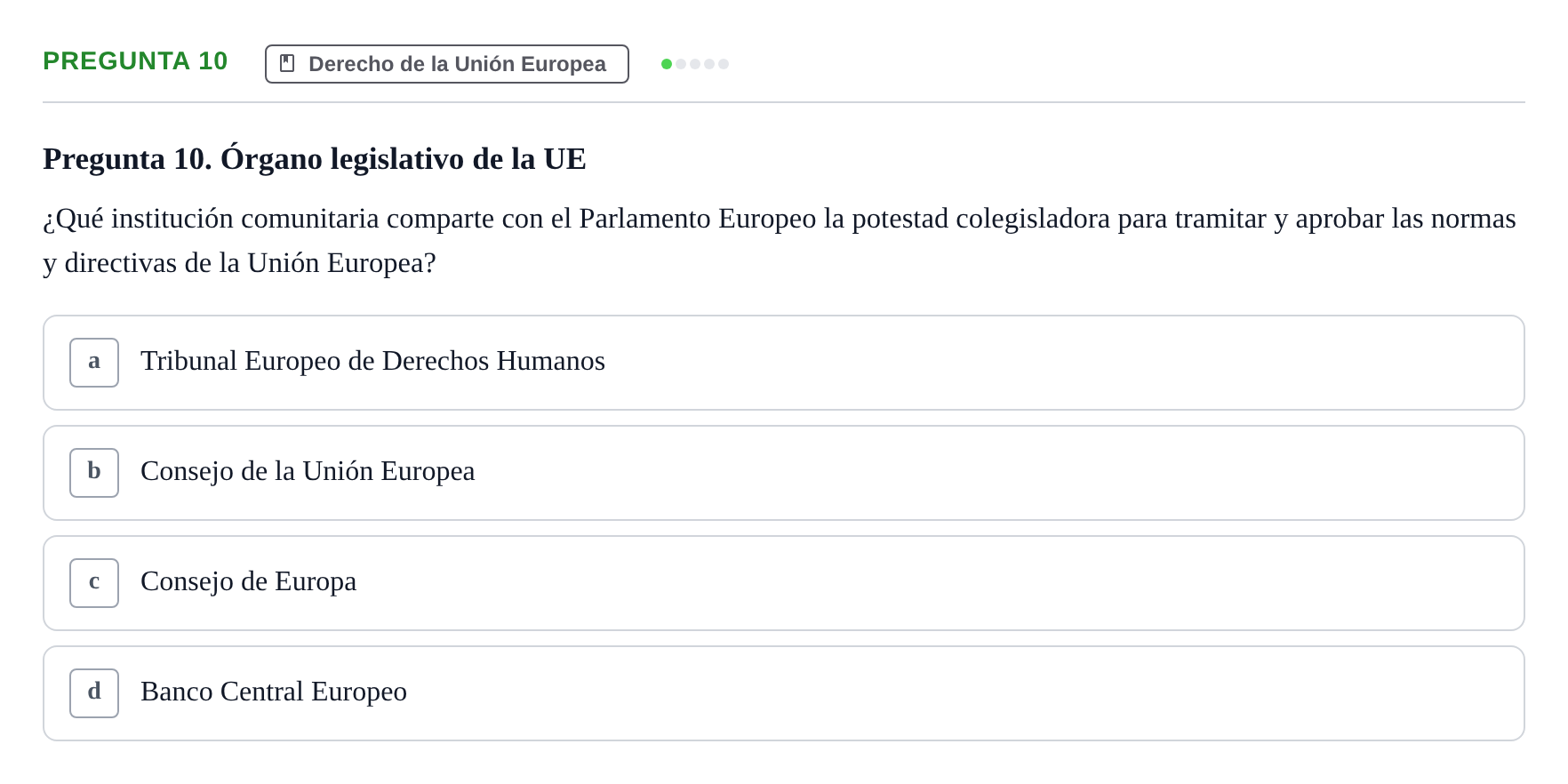 Enunciado: Pregunta 10