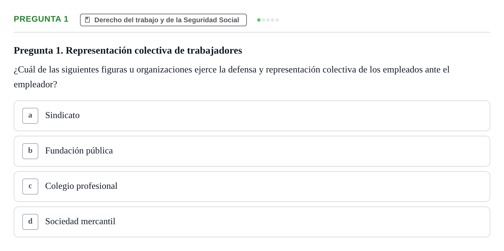 Enunciado: Pregunta 1