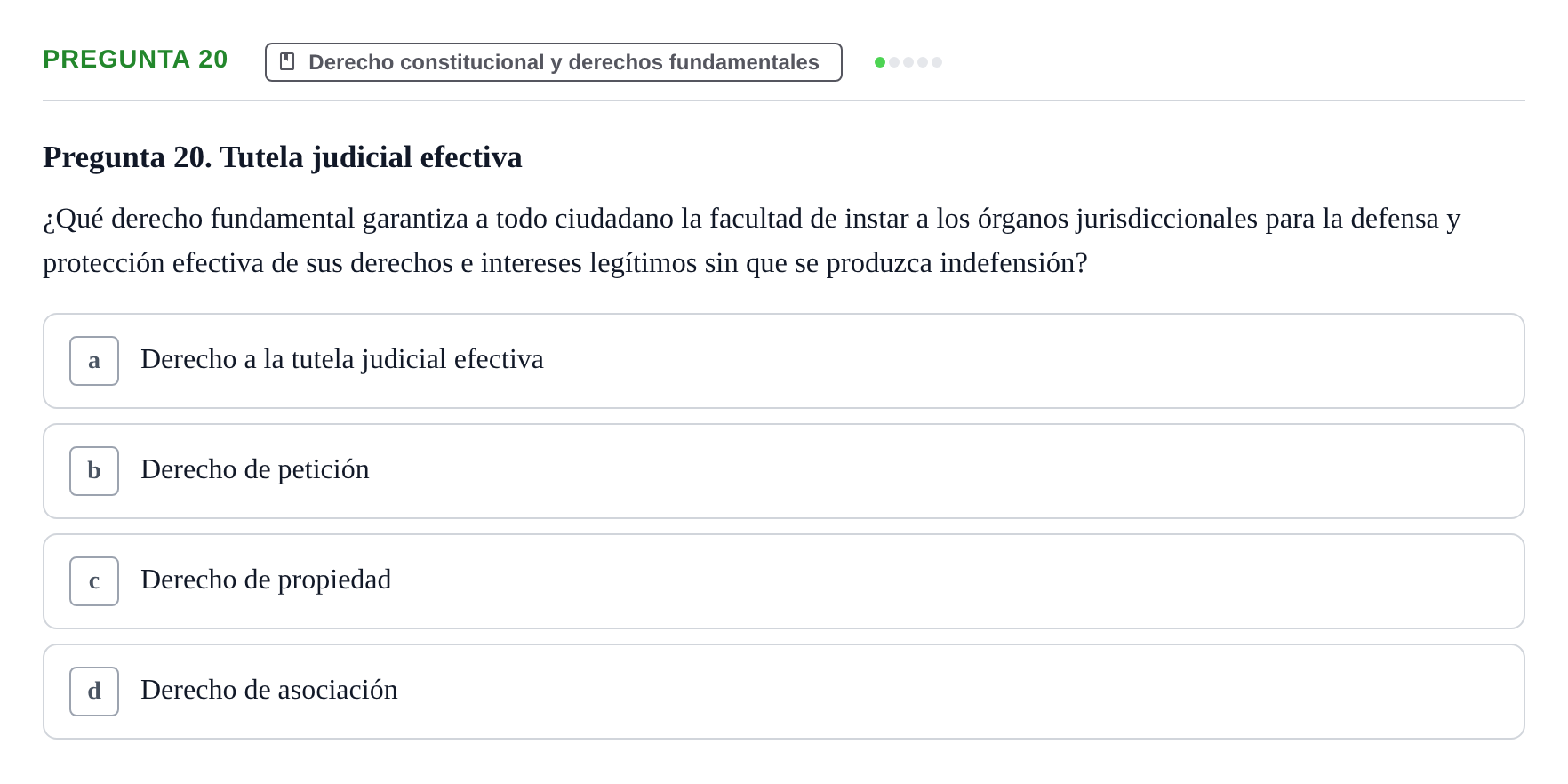Enunciado: Pregunta 20
