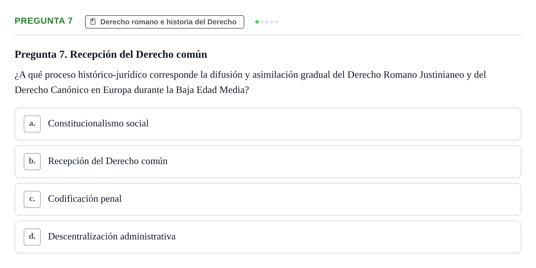 Enunciado: Pregunta 7