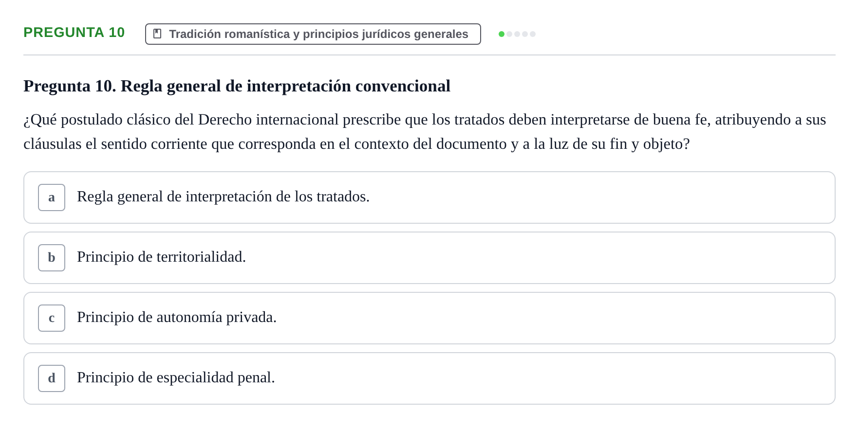 Enunciado: Pregunta 10