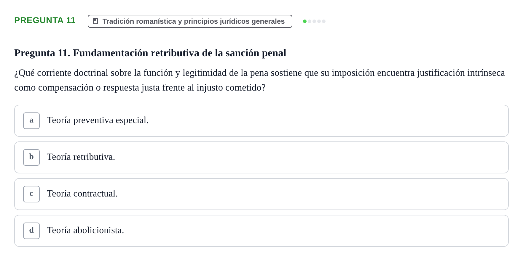 Enunciado: Pregunta 11