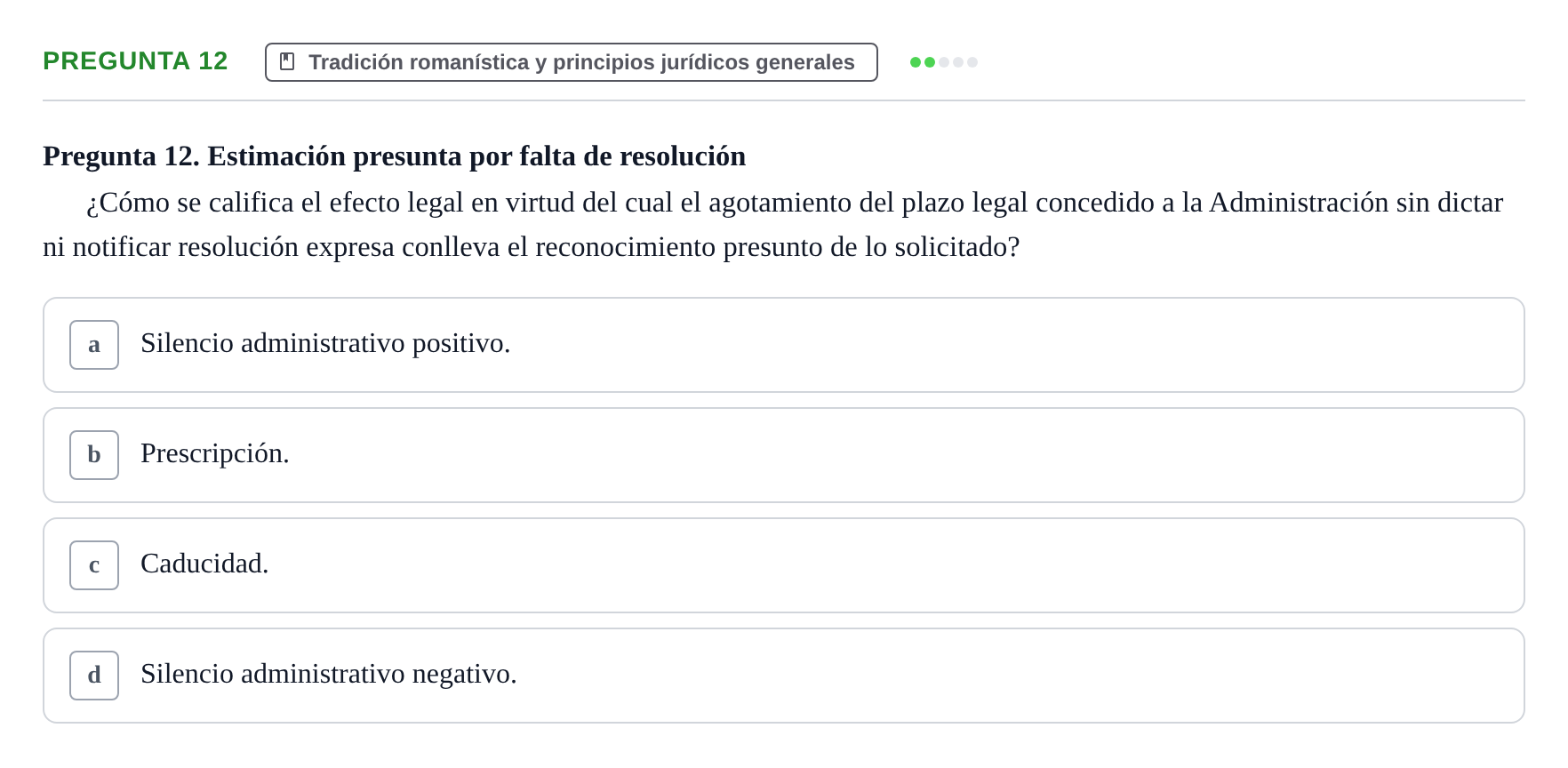 Enunciado: Pregunta 12