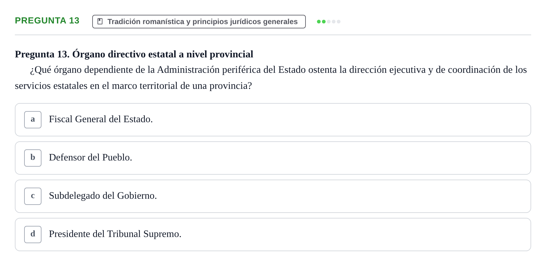 Enunciado: Pregunta 13