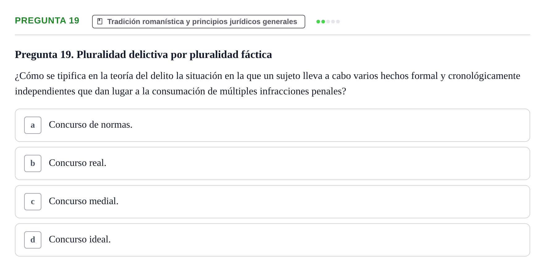 Enunciado: Pregunta 19