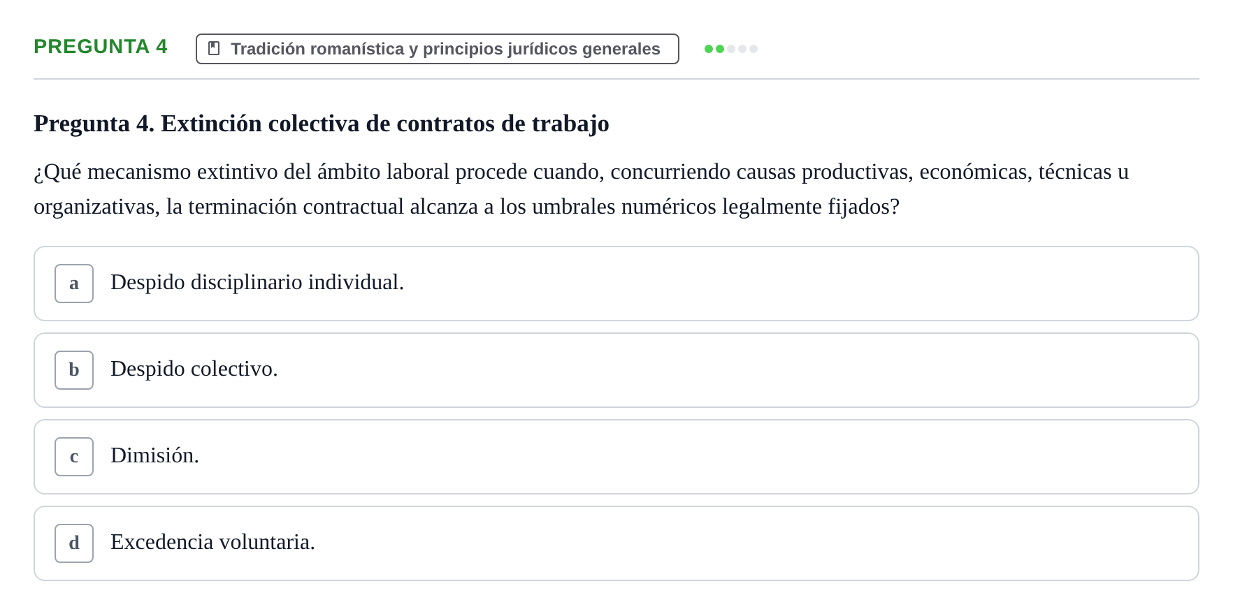 Enunciado: Pregunta 4