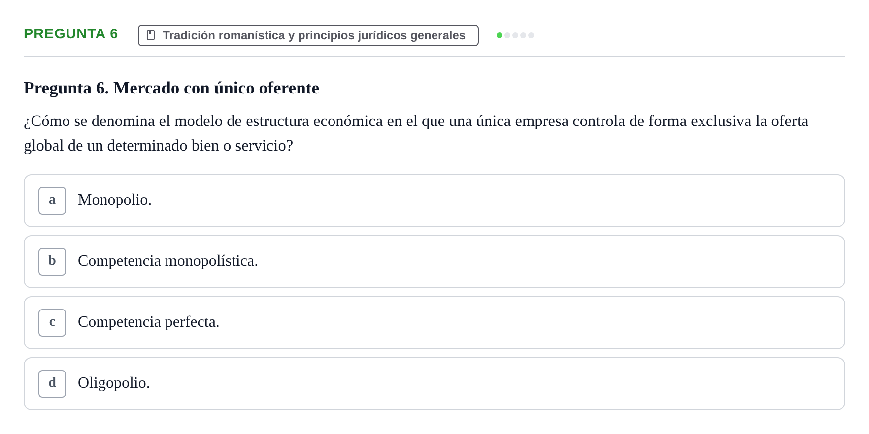 Enunciado: Pregunta 6